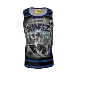 144,000 KINGZ 01-03 Men's Designer Flowy Sleeveless T-shirt