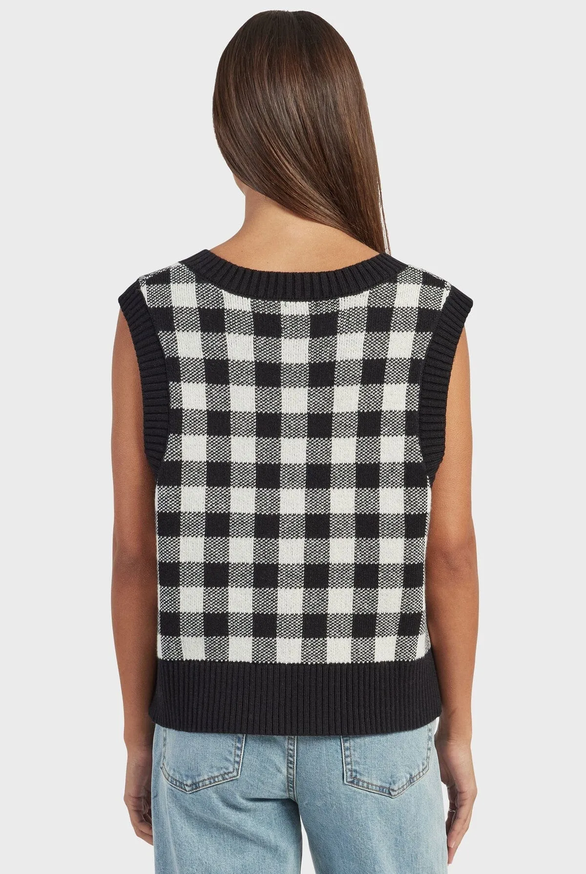 Academy Brand Women's Malibu Vest- Black/White