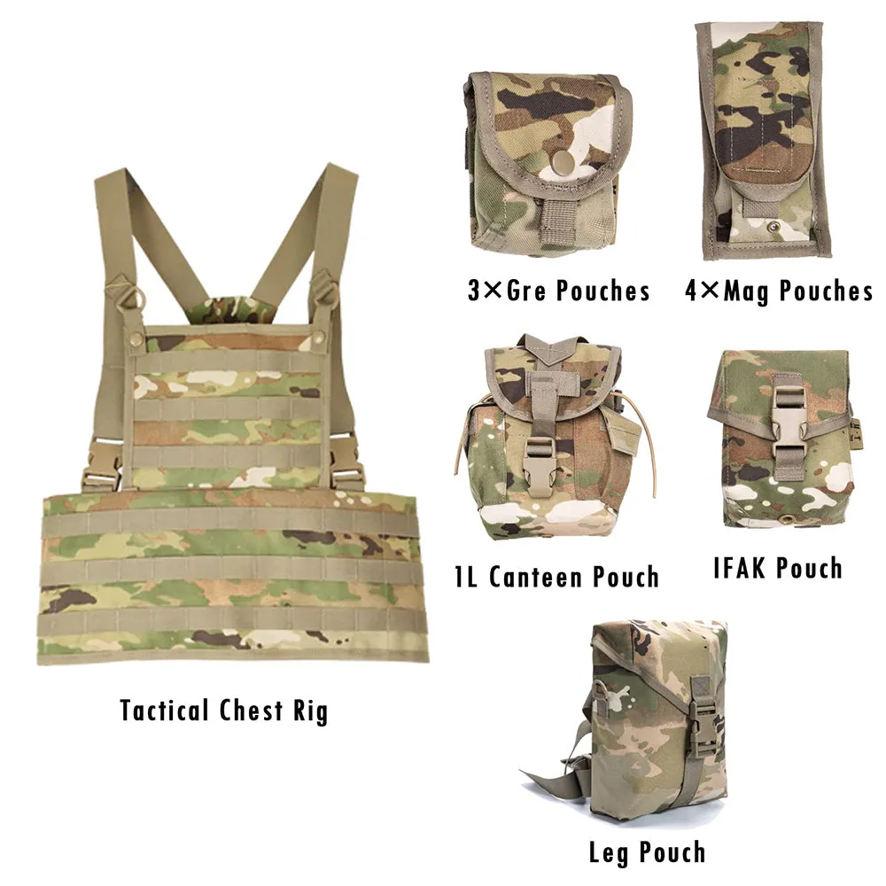 Akmax Chest Pack  with Leg Pack OCP