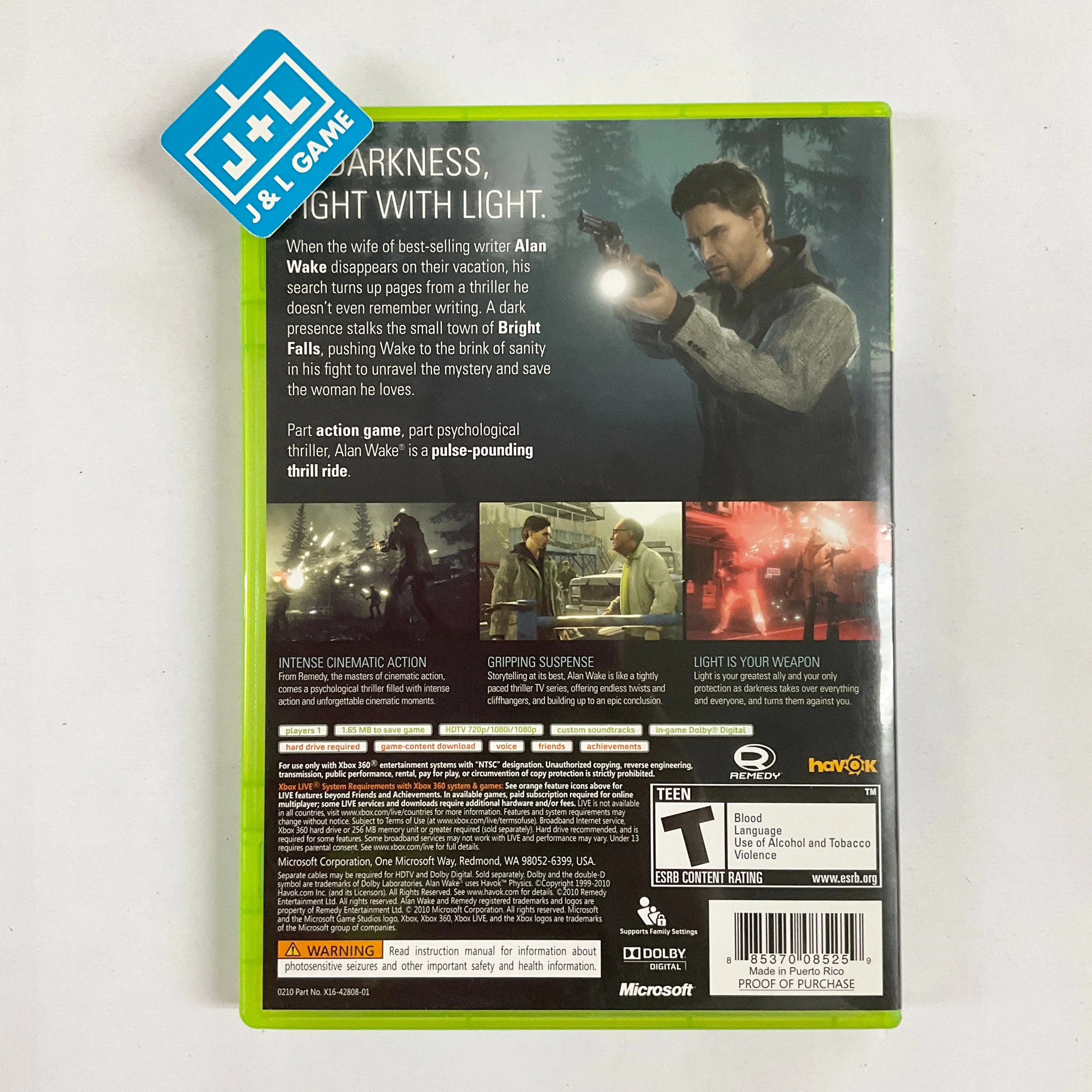 Alan Wake - Xbox 360 [Pre-Owned]