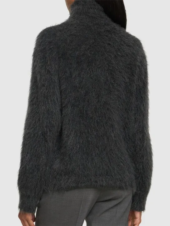 Alberta Ferretti   Mohair blend turtleneck sweater 