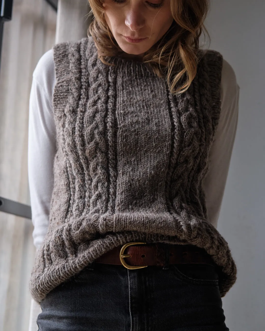 Amita Knitted Wool Vest