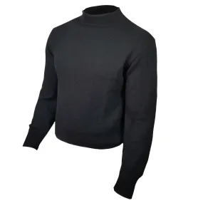 AS-IS NAVY Men's GOB Deck Sweater - Black Wool