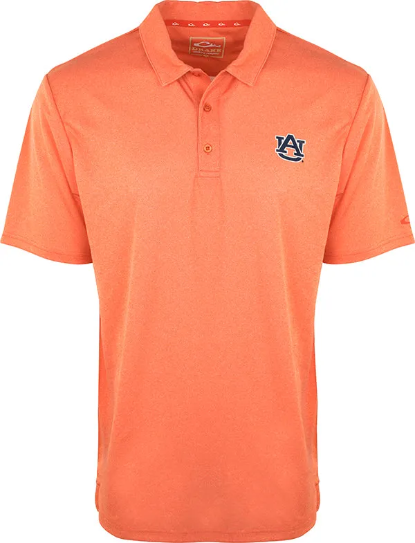 Auburn Vintage Heather Polo