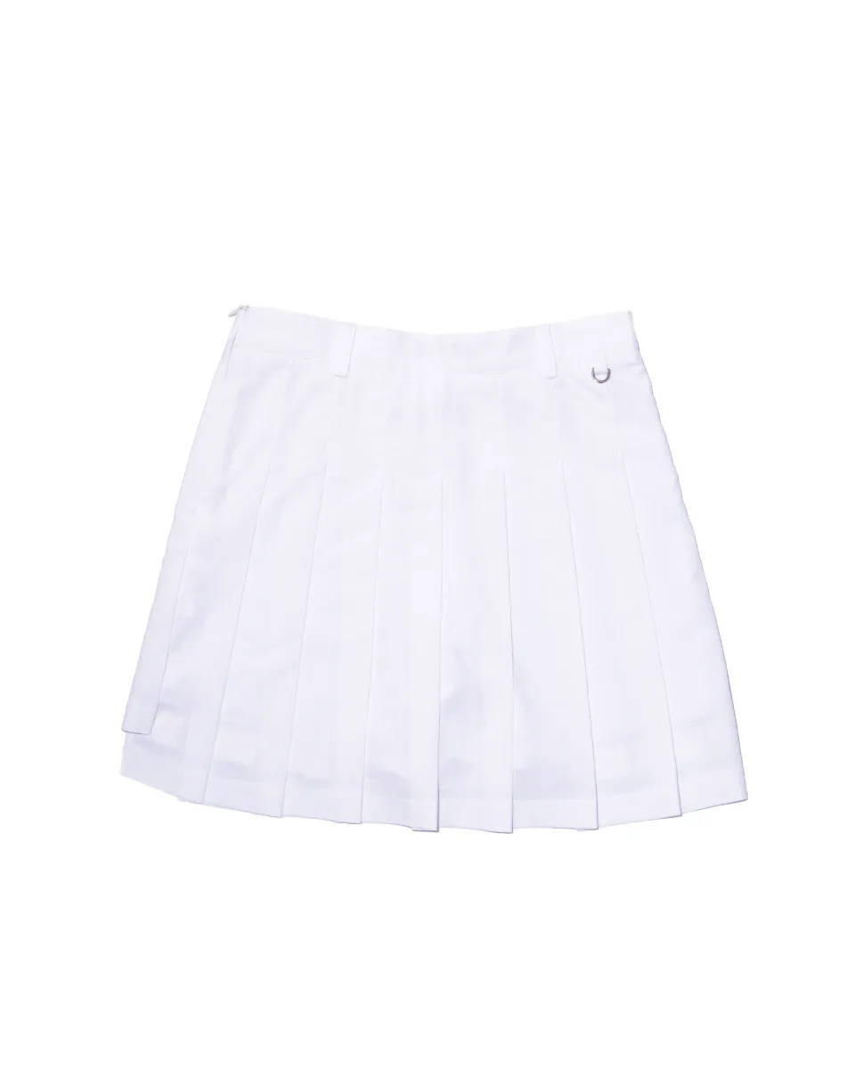 BA Pleated Skirt - White