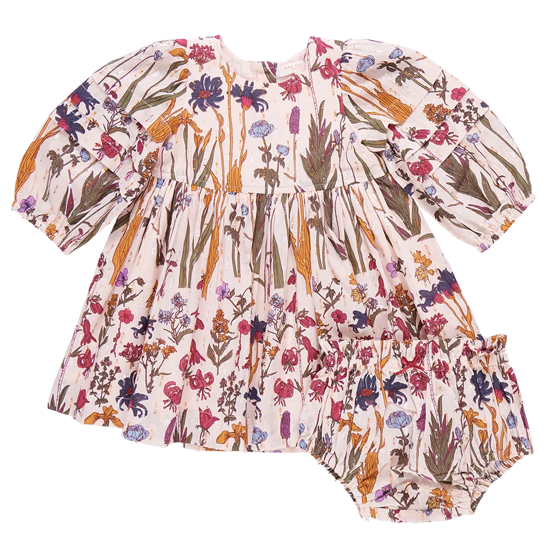 Baby Girls Brooke Dress Set - Autumn Flowers