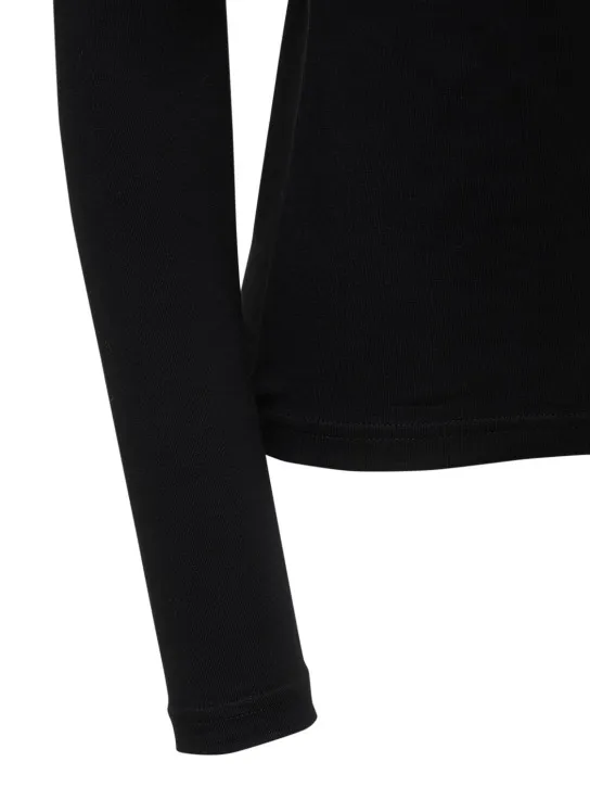 Balenciaga   Fitted stretch jersey sweater 