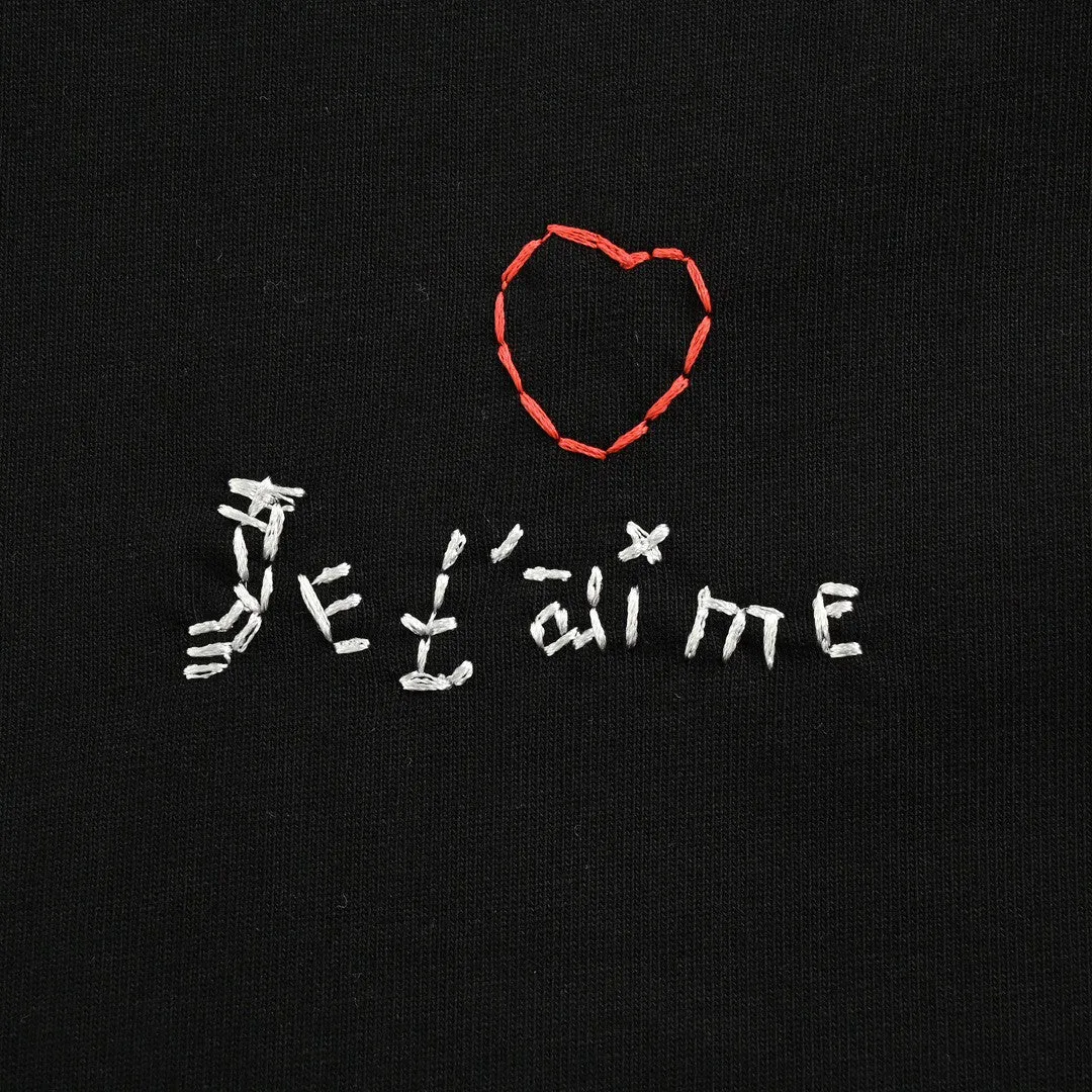 Balenciaga Je t'aime Black T-Shirt