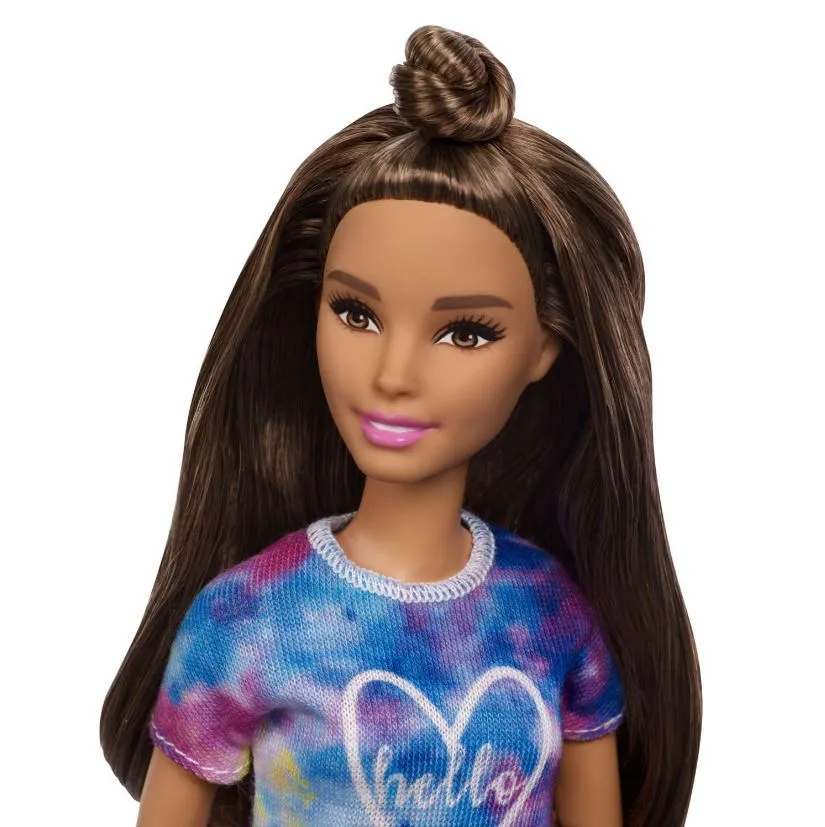 Barbie Fashionista Doll - 112 Tie-Dye T-Shirt