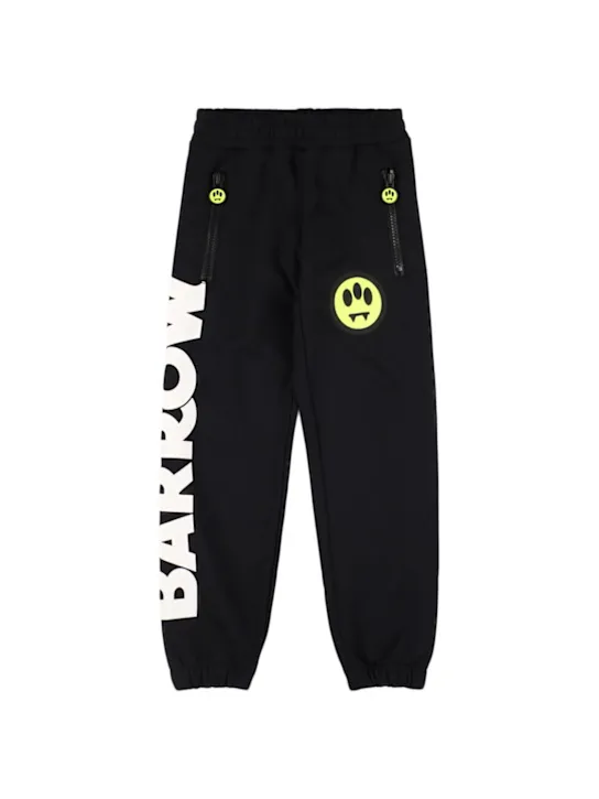 Barrow   Cotton sweatpants w/ logo 