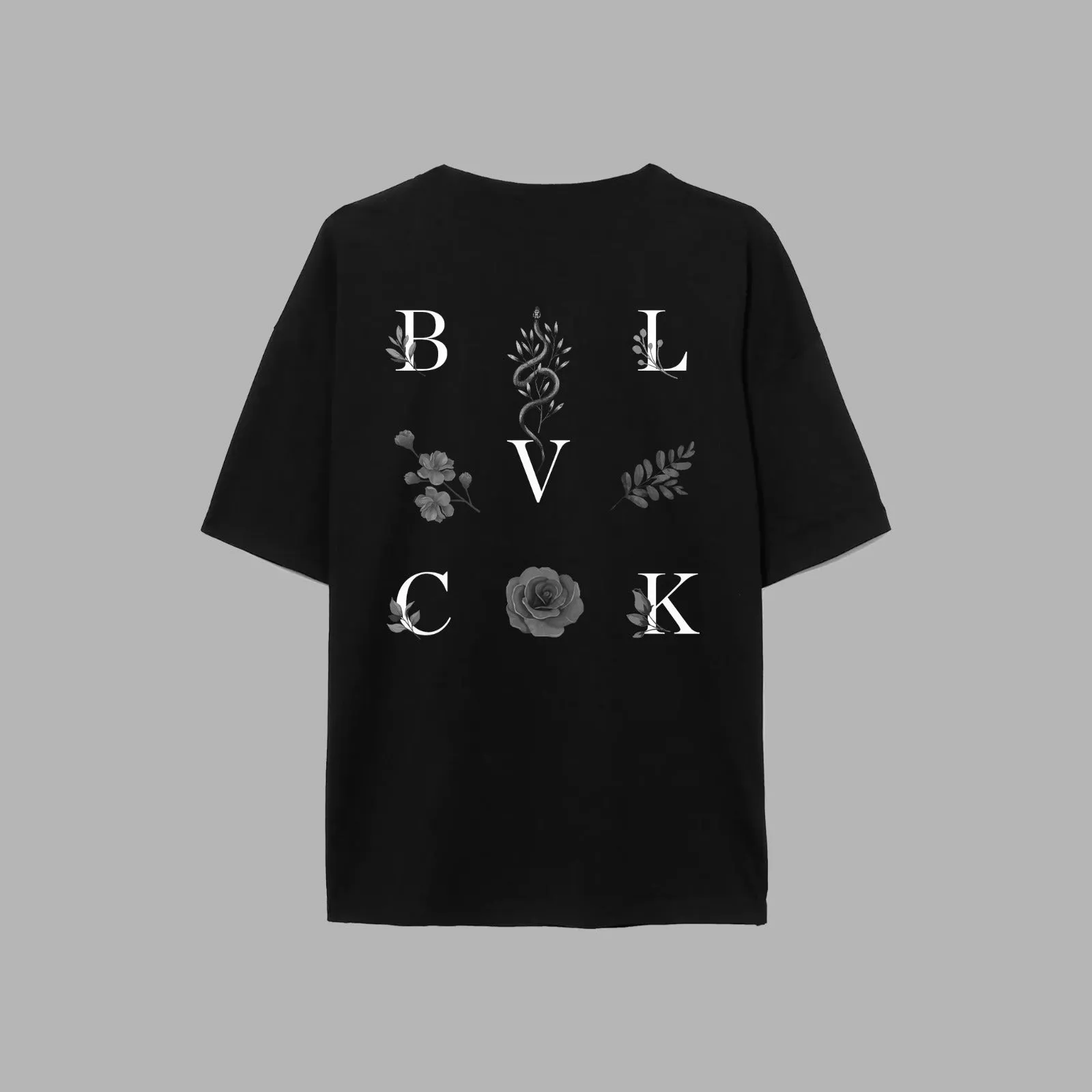 Blvck Floral Logo Tee