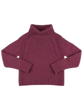 Bonpoint   Cashmere knit turtleneck sweater 