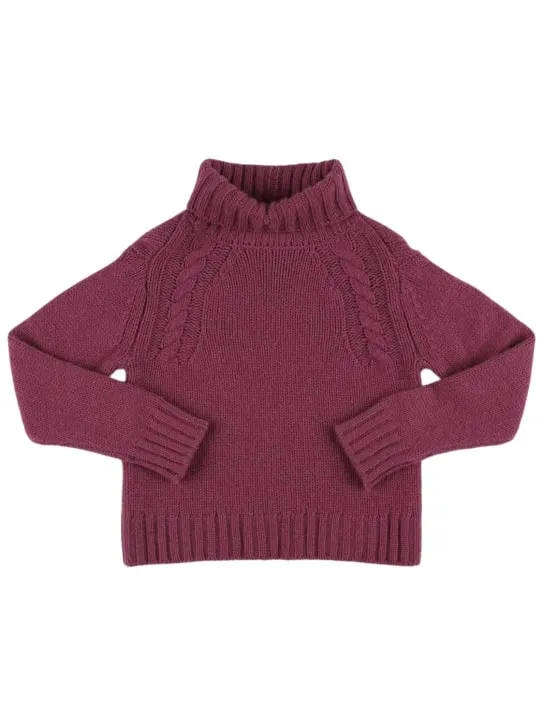 Bonpoint   Cashmere knit turtleneck sweater 