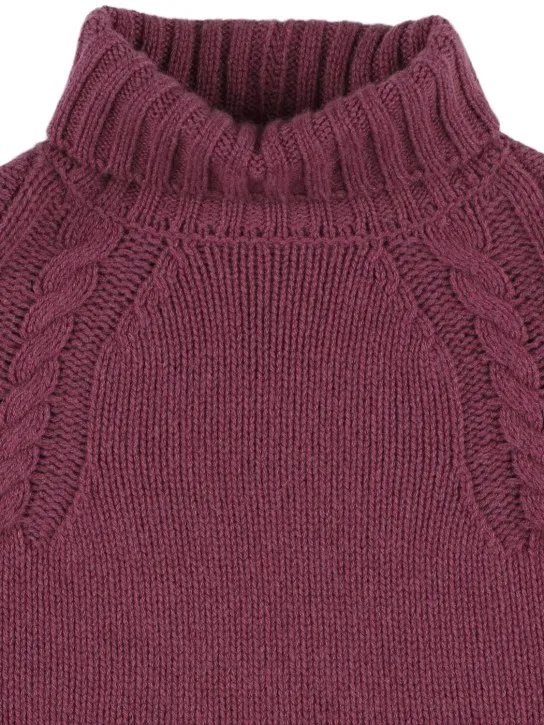 Bonpoint   Cashmere knit turtleneck sweater 