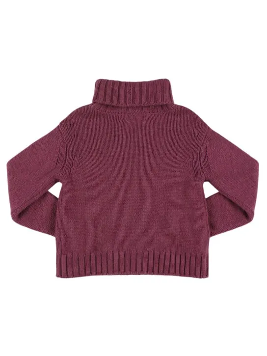 Bonpoint   Cashmere knit turtleneck sweater 