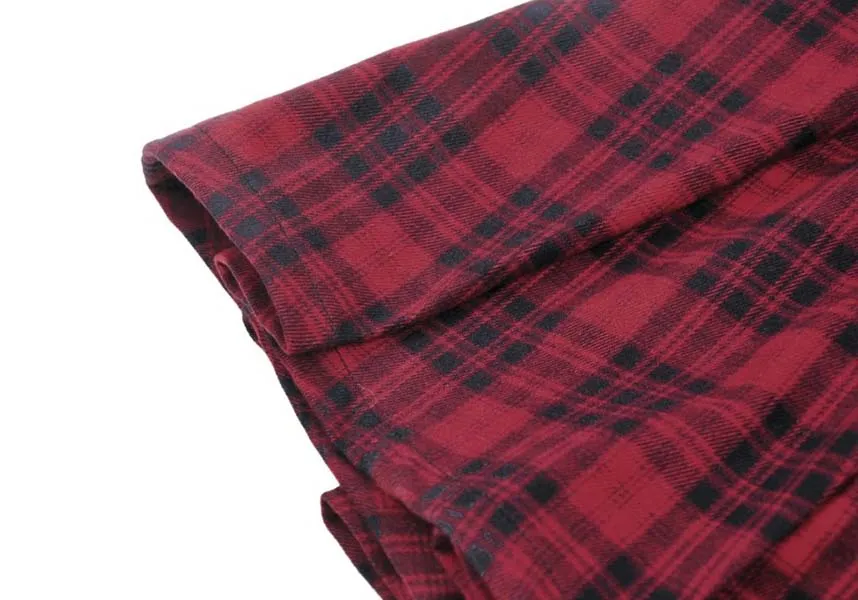 Camden [Red Plaid] | PLEATED SKIRT