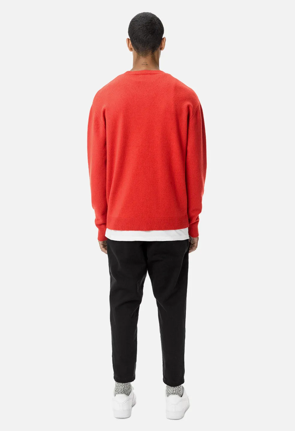 Cashmere Crew / Red