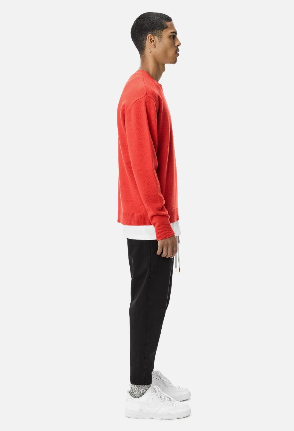 Cashmere Crew / Red