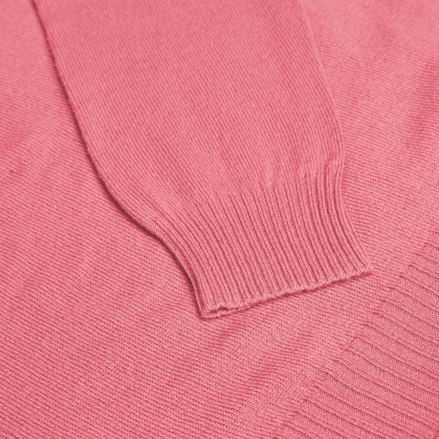 Cashmere Crewneck Sweater in Hot Pink