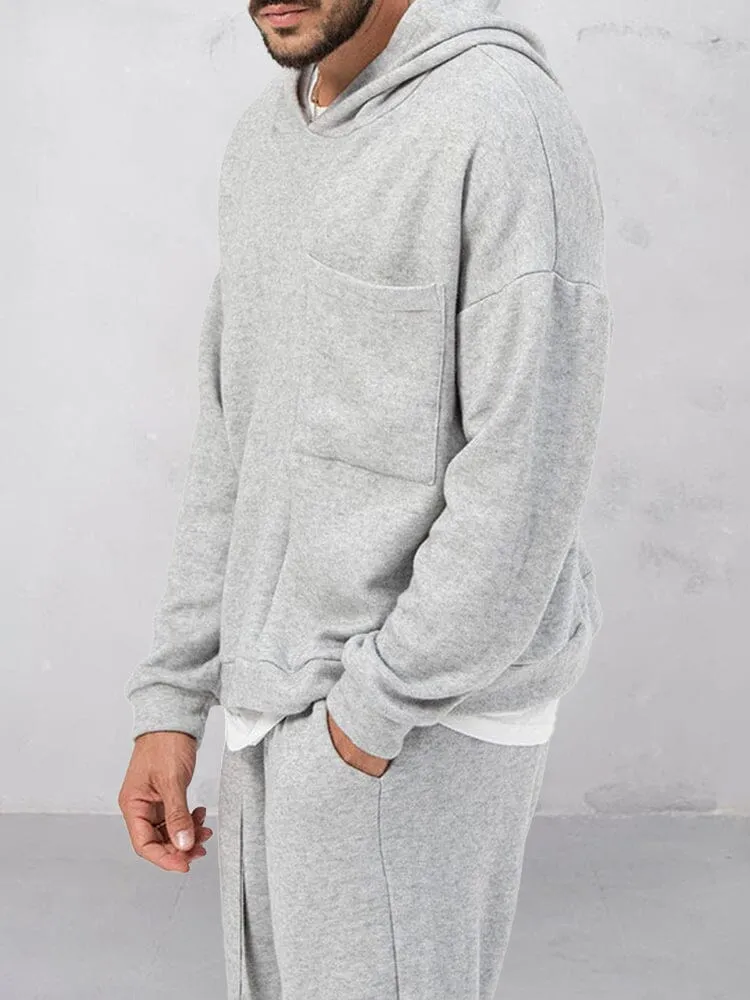 Casual Loose Athleisure Hoodie Set