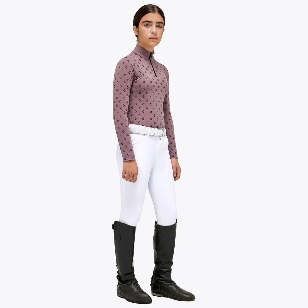 CAVALLERIA TOSCANA JERSEY TURTLENECK FOR GIRLS