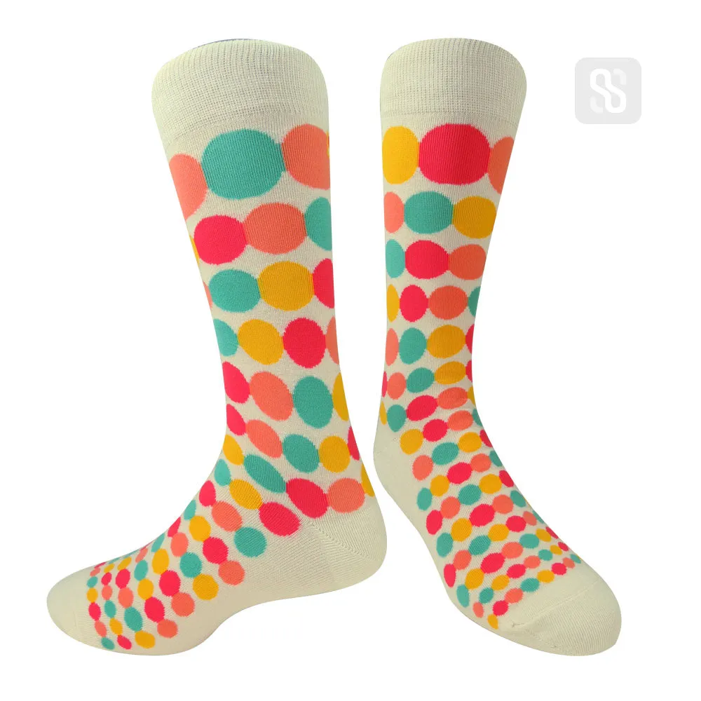 Chaossocks Christmas Retro Dots