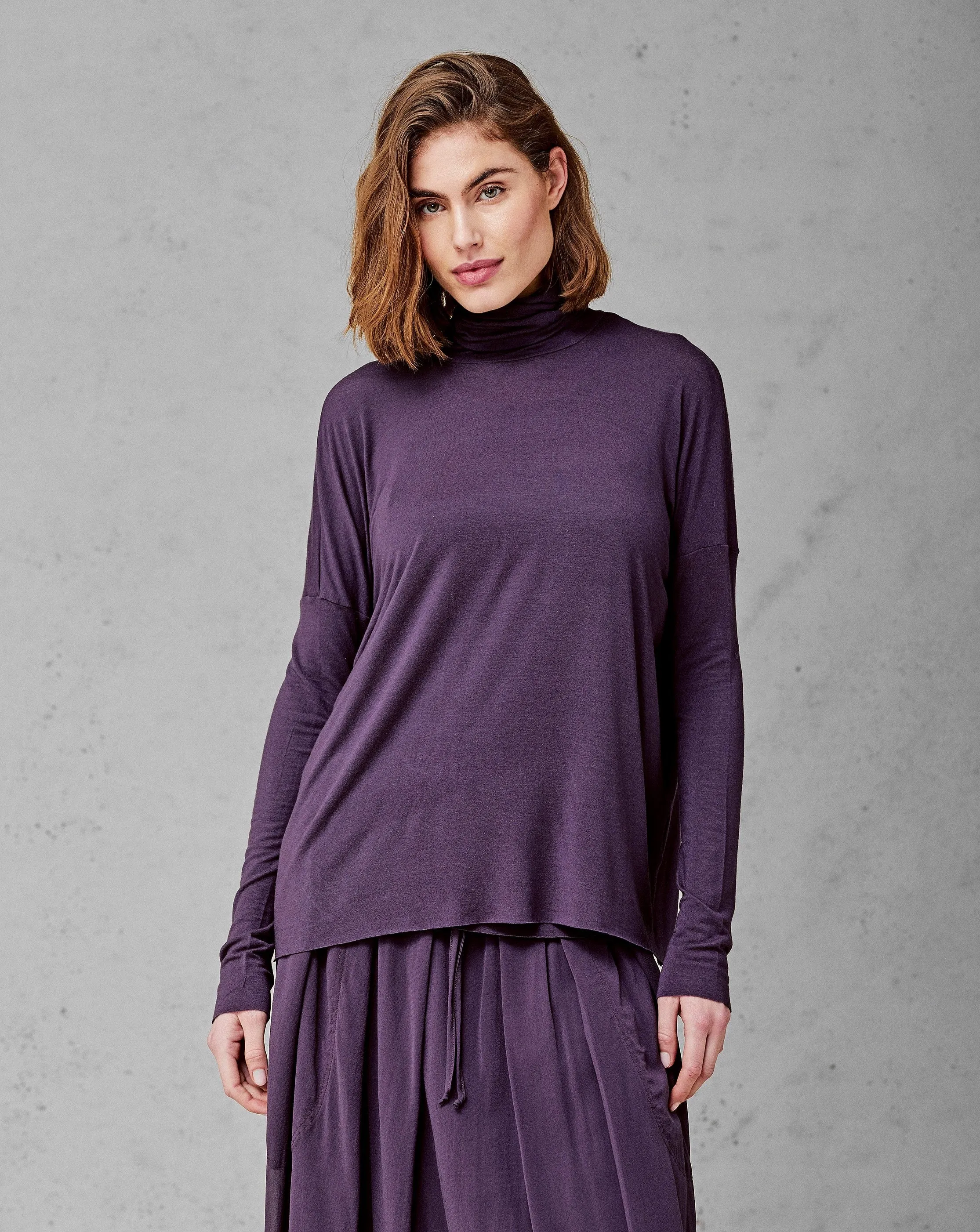 Cotton Cashmere Turtleneck