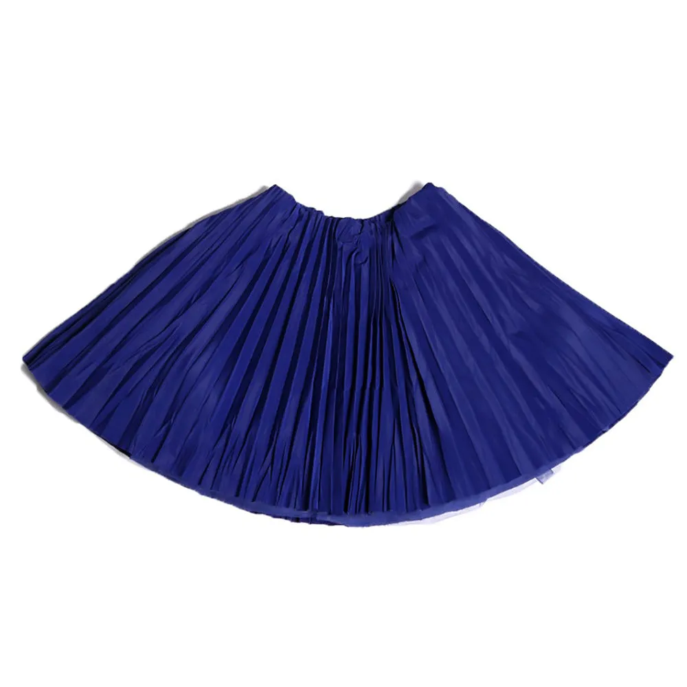 CRUSH PLEATED TWIRL SKIRT