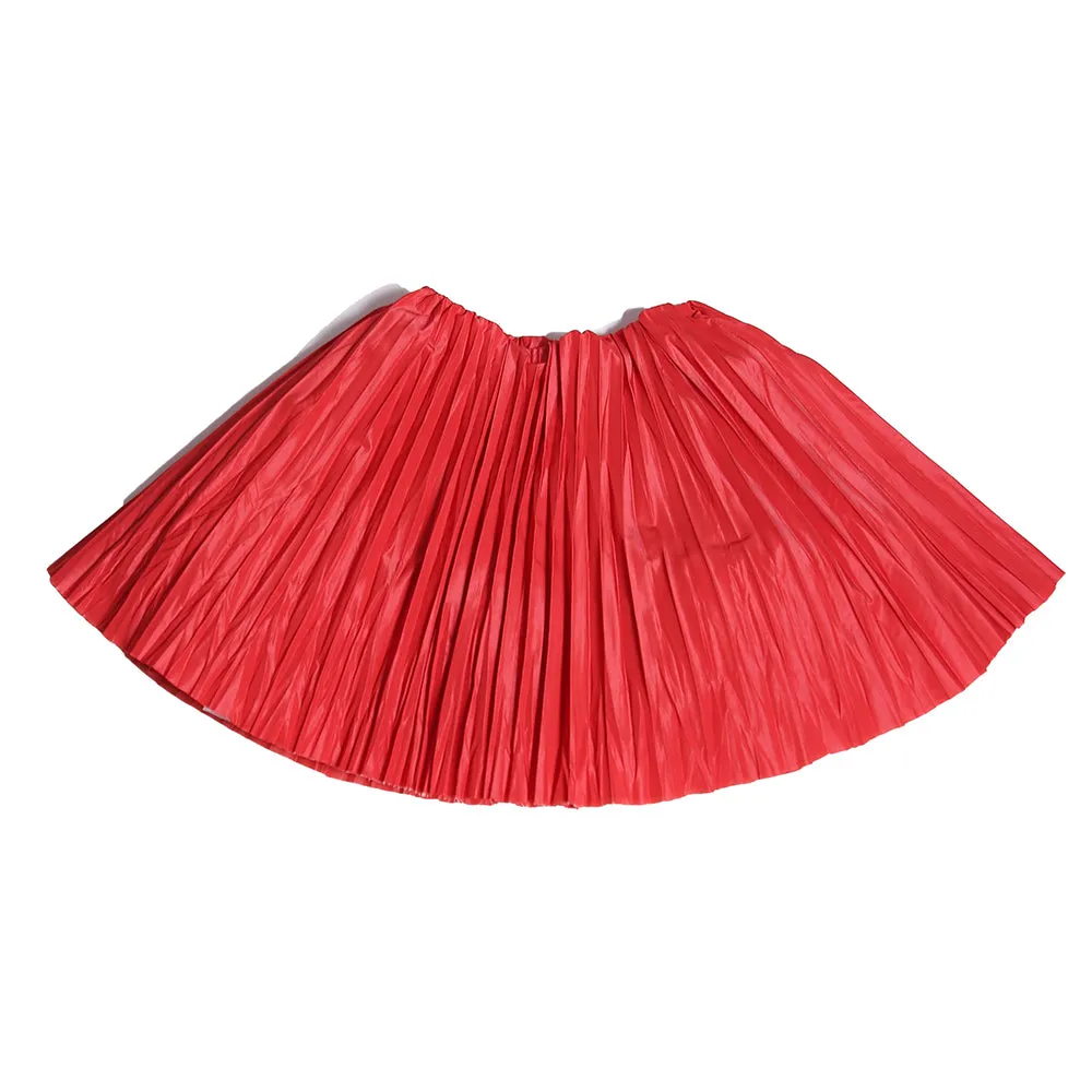 CRUSH PLEATED TWIRL SKIRT