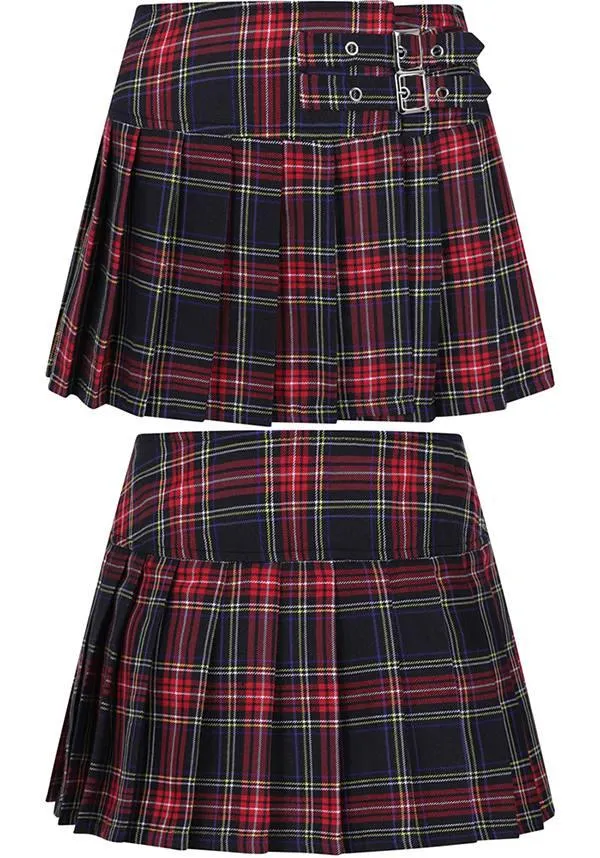 Darkdoll [Black Tartan] | MINI SKIRT