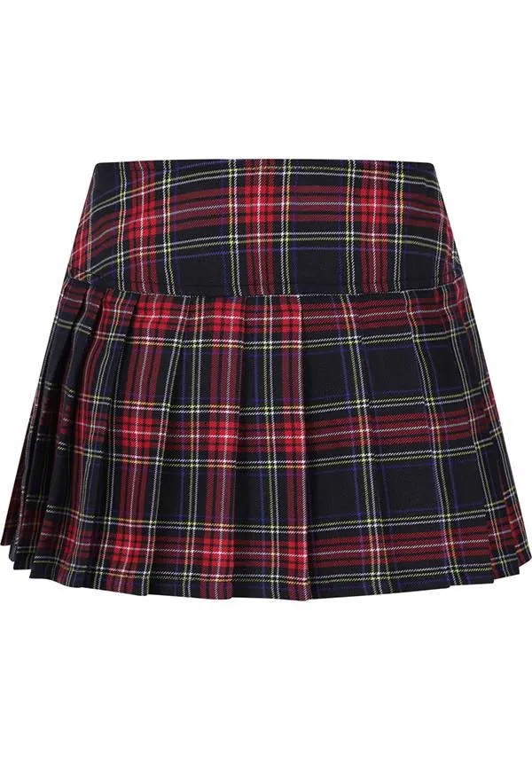 Darkdoll [Black Tartan] | MINI SKIRT