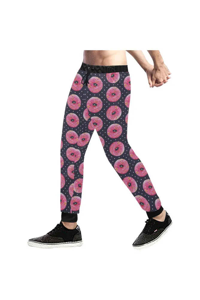 Doughnut Go Gently Into That Good Night Men's All Over Print Sweatpants (Model L11)