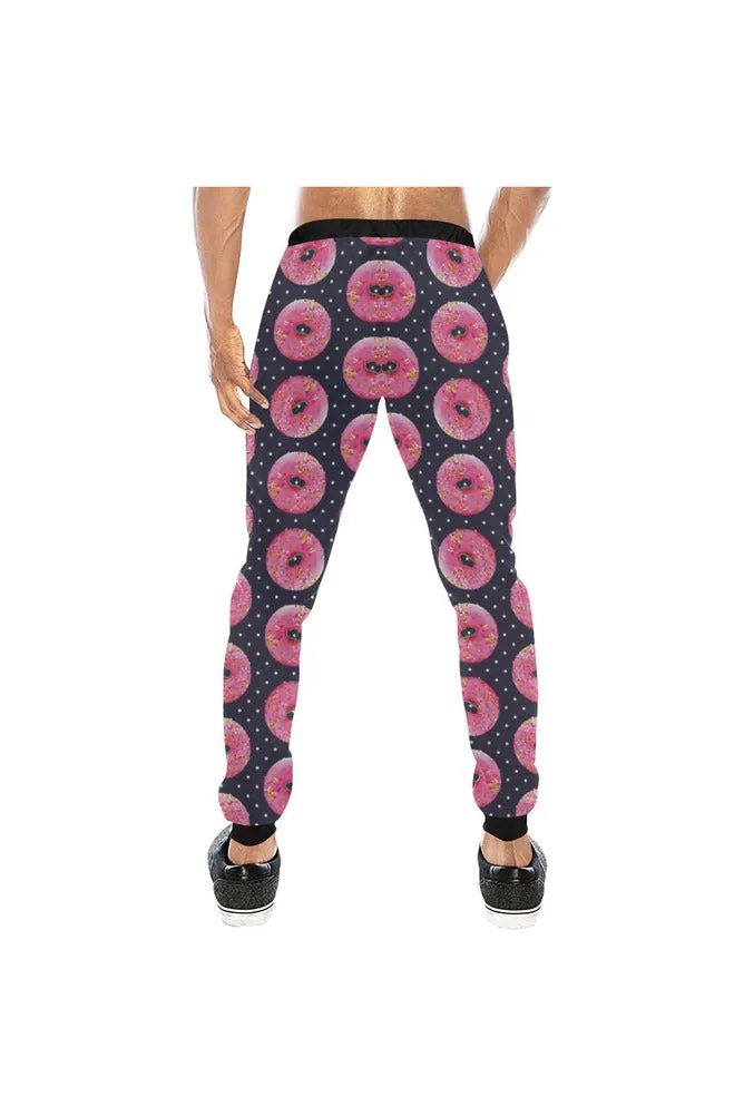 Doughnut Go Gently Into That Good Night Men's All Over Print Sweatpants (Model L11)