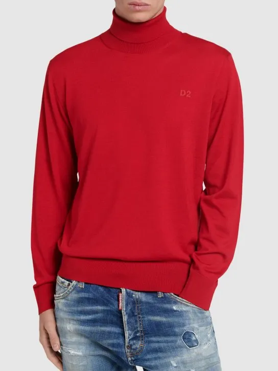 Dsquared2   Knit wool turtleneck 