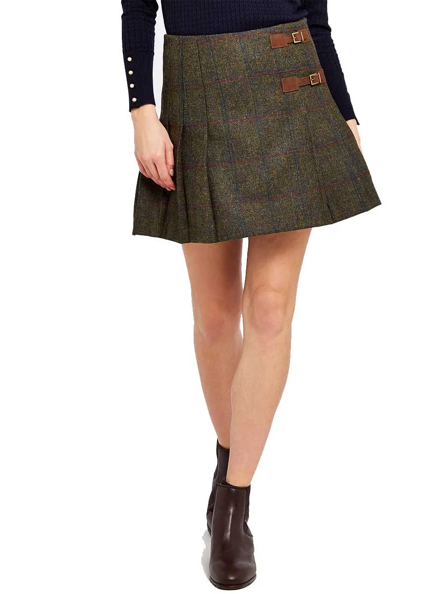 DUBARRY Blossom Ladies Tweed Skirt - Hemlock