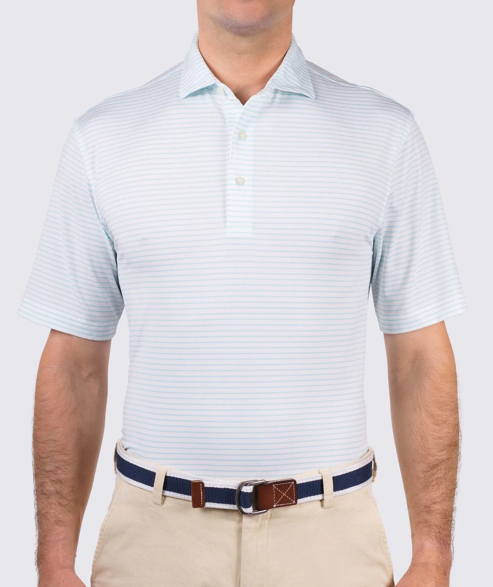 Dylan Stripe Performance Polo