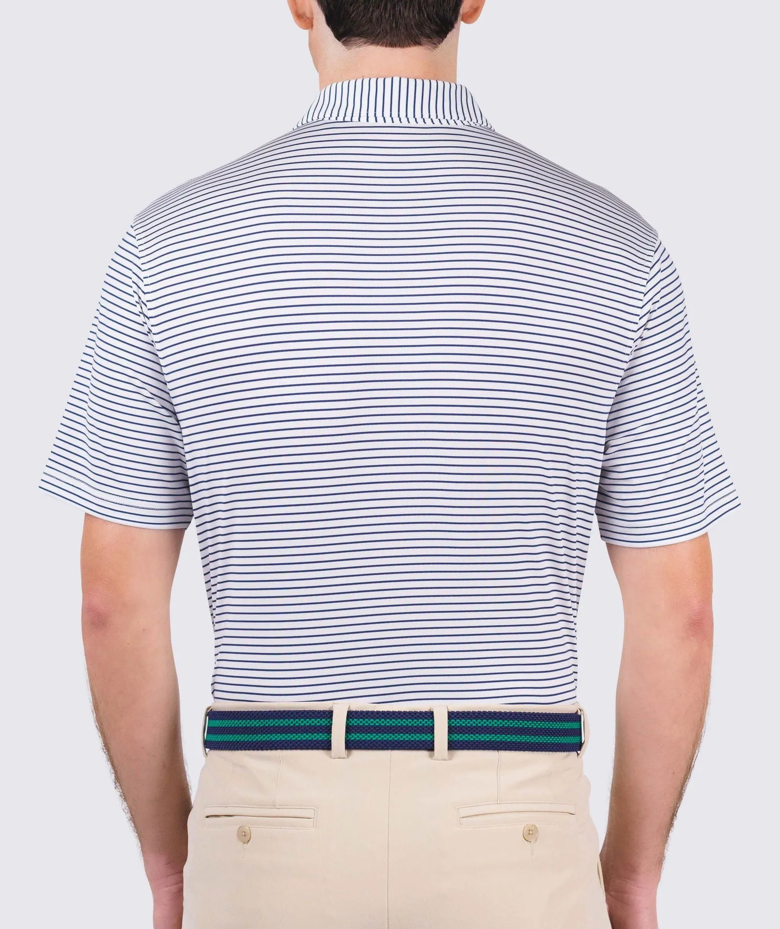 Dylan Stripe Performance Polo