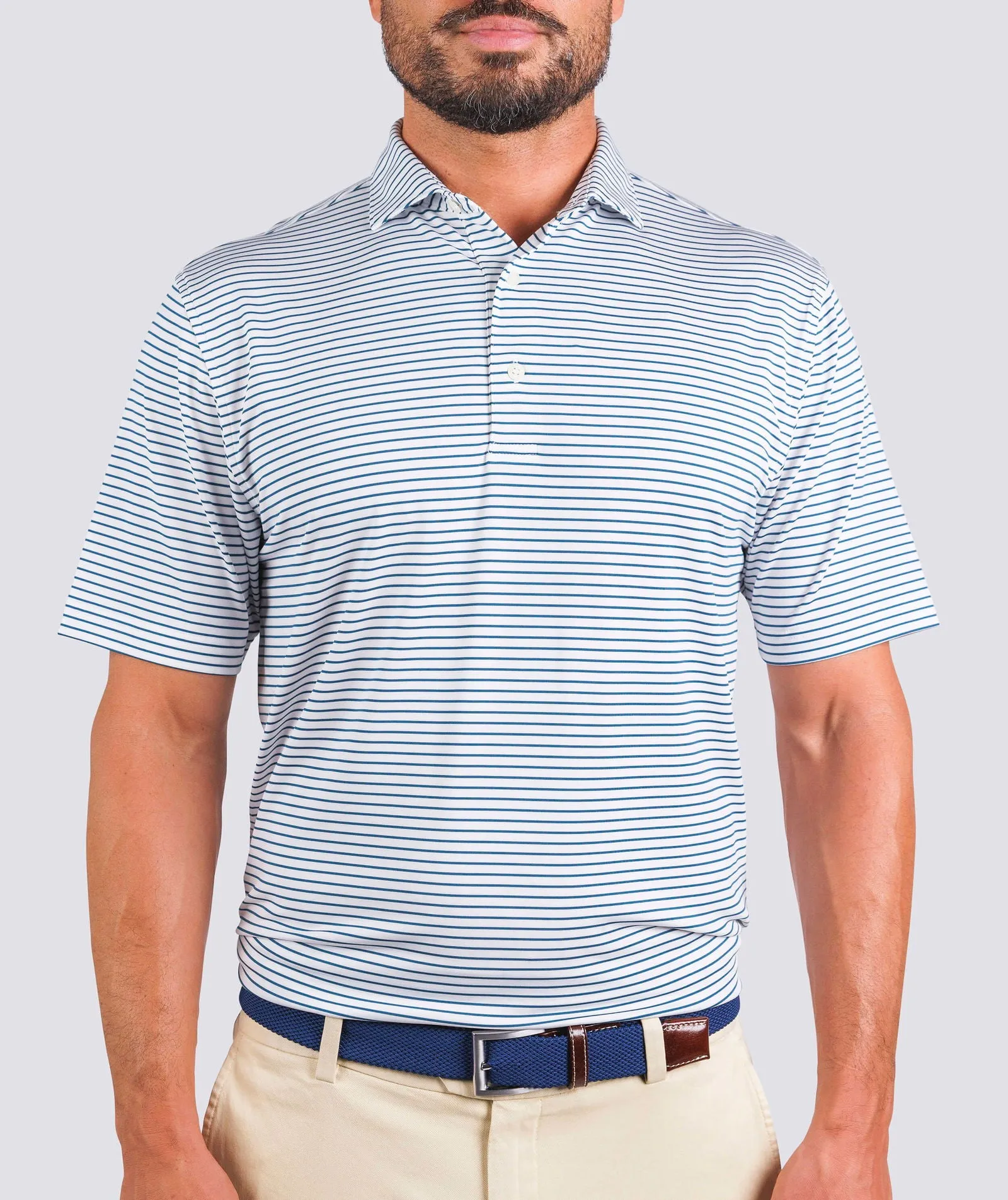 Dylan Stripe Performance Polo