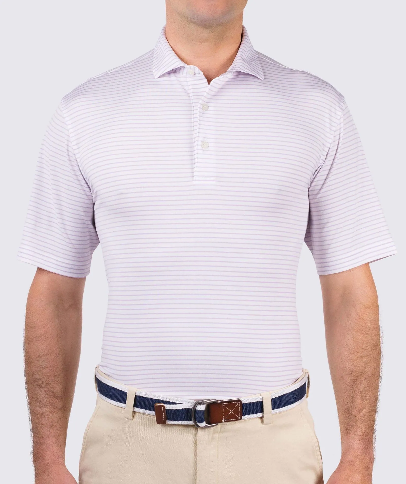 Dylan Stripe Performance Polo