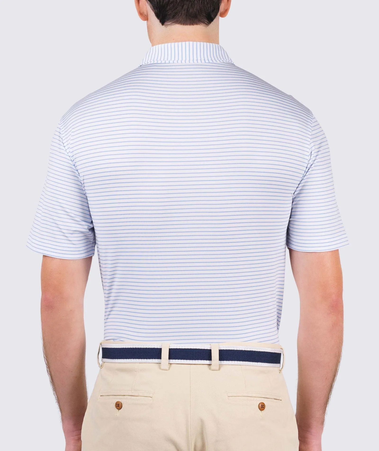 Dylan Stripe Performance Polo