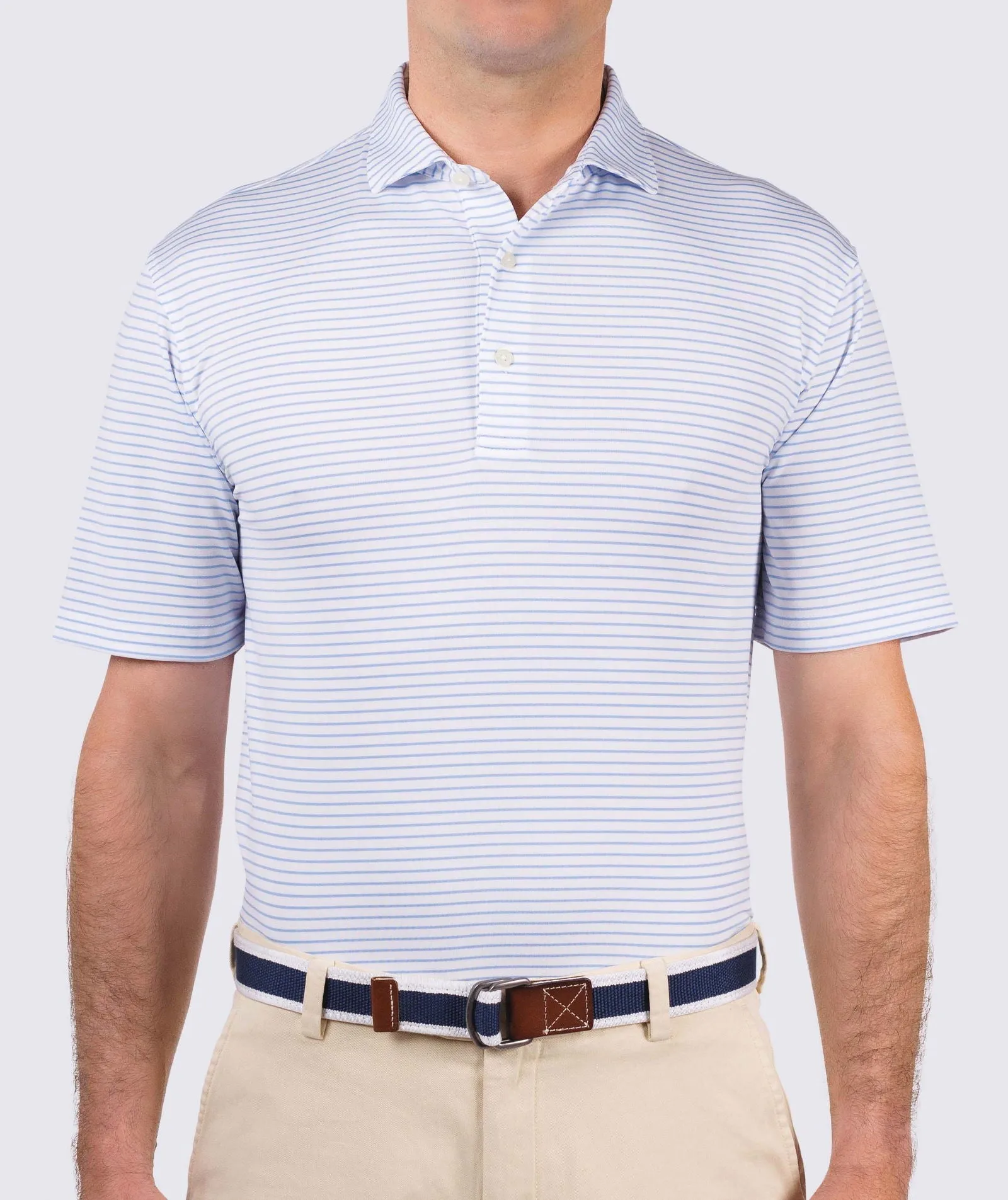 Dylan Stripe Performance Polo