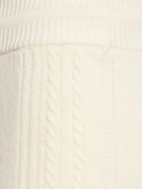 Ermanno Scervino   Embroidered knit sweatpants 