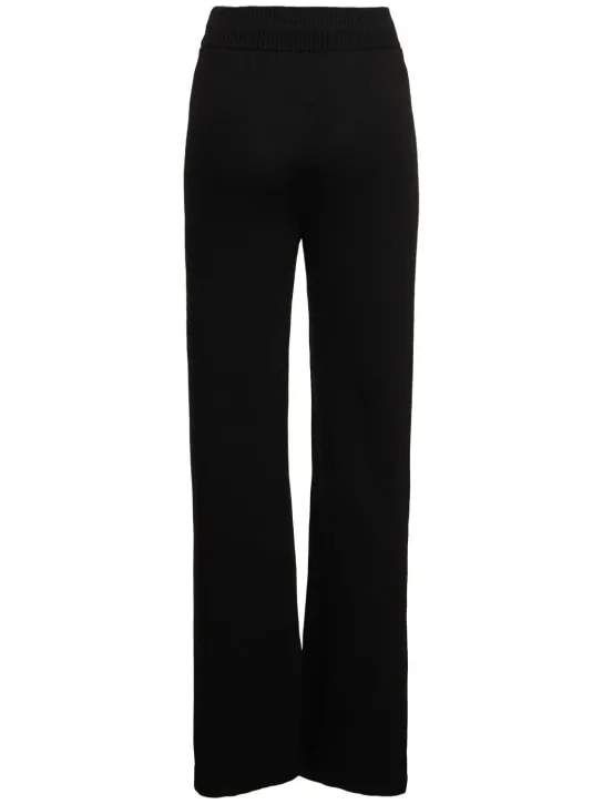 Ermanno Scervino   Embroidered knit sweatpants 