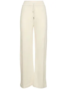 Ermanno Scervino   Embroidered knit sweatpants 