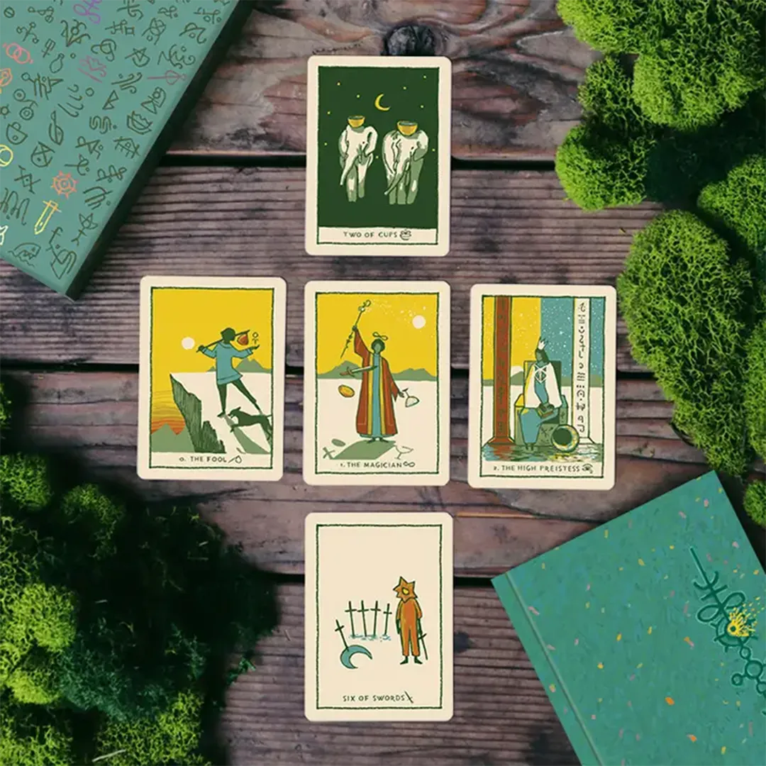 Green Glyphs Tarot