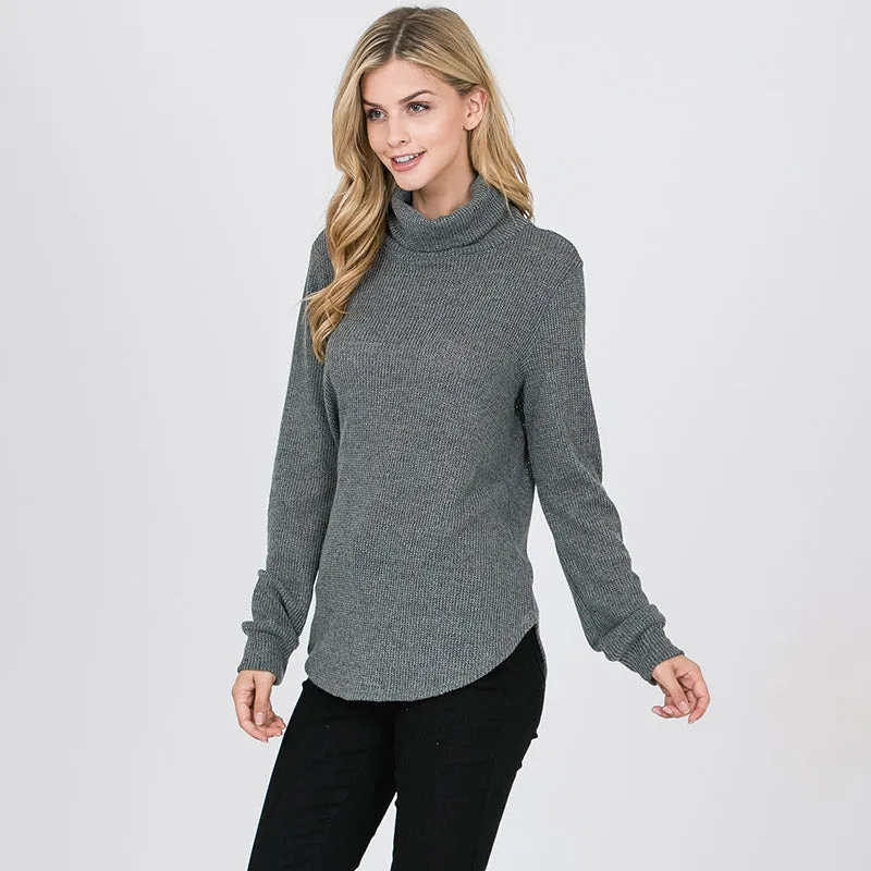 Harley Rib Knit Jumper Olive