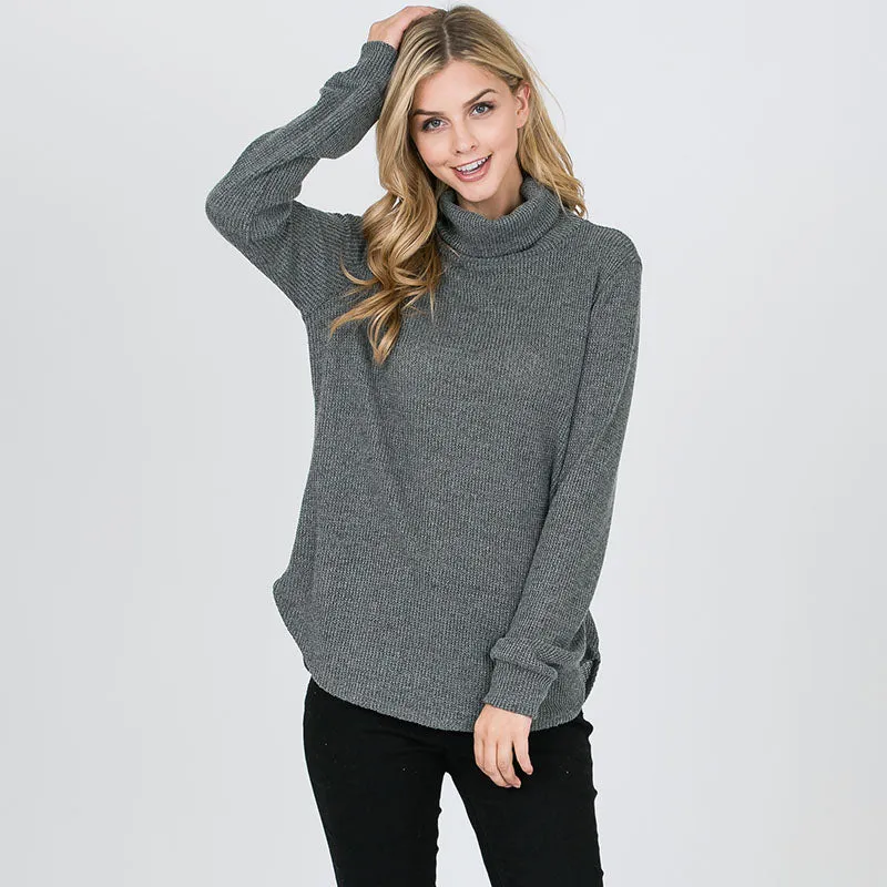 Harley Rib Knit Jumper Olive