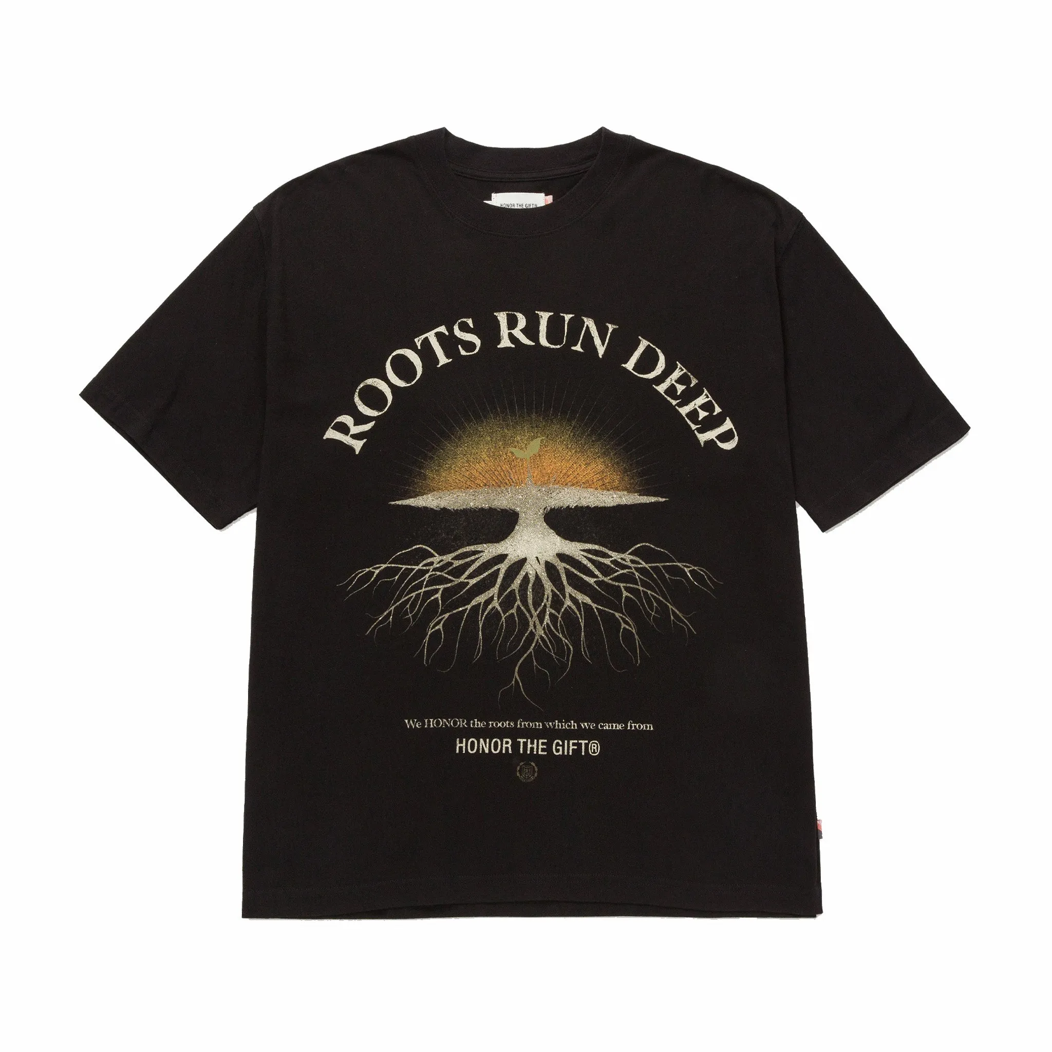 Honor The Gift Roots Run Deep T-Shirt (Black)