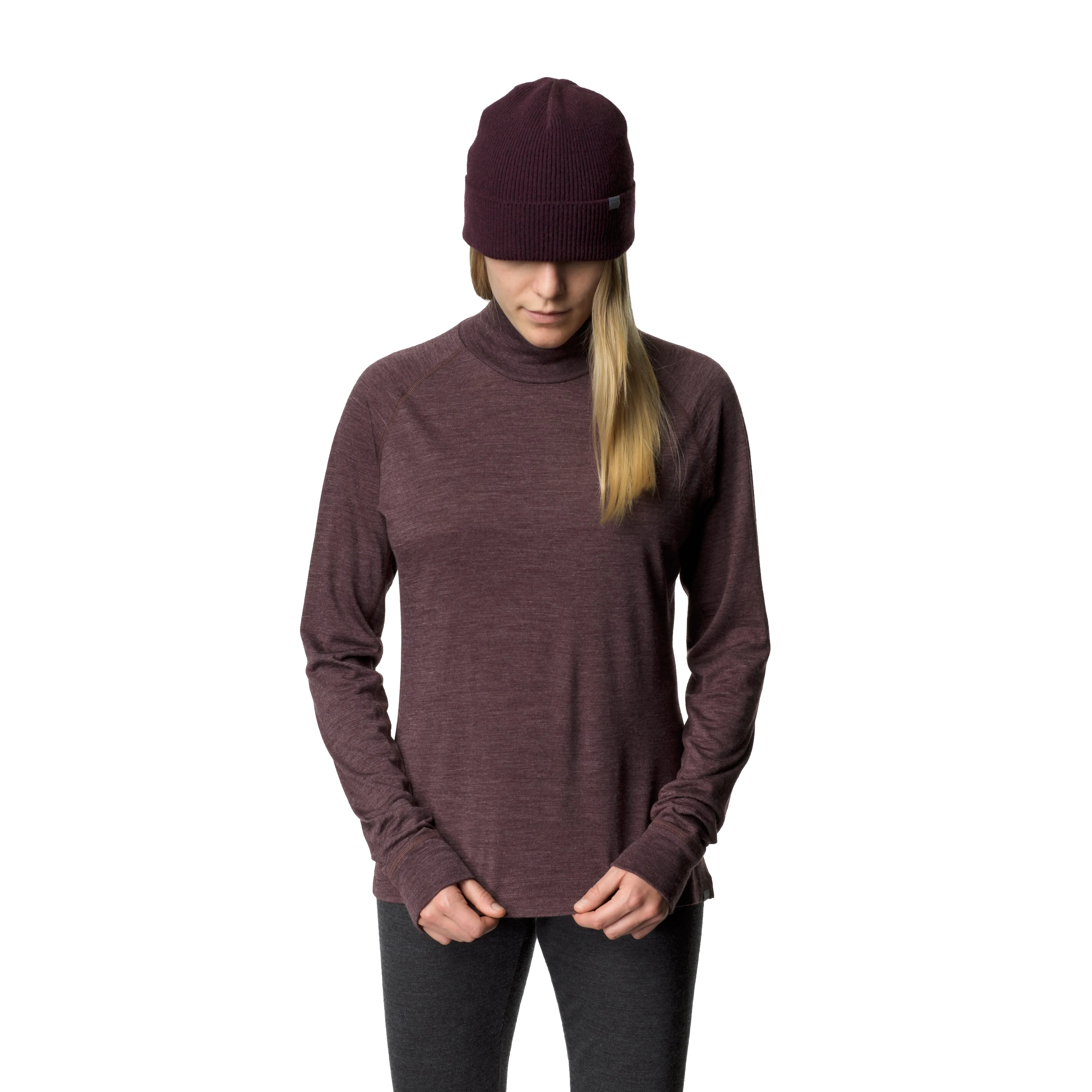 Houdini Women&#x27;s Activist Turtleneck Red Illusion | Buy Houdini Women&#x27;s Activist Turtleneck Red Illusion here | Outnorth