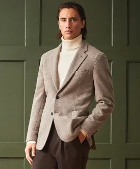 Italian Cashmere Sport Coat in Mushroom